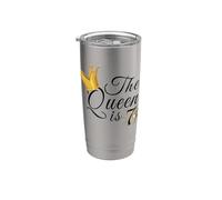 74th Birthday Party The Queen is 74 Gift Ideas for Her Stainless Steel Insulated Tumbler
