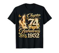 74th Birthday Queen Chapter 74 Fabulous Since 1952 Women T-Shirt
