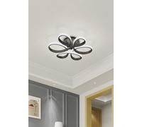 74W Elegant LED Semi-Flush Ceiling Light The hot sale Black One Size