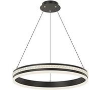 74W Hanging Pendant Ceiling Light Round LED Lighting Fixture Compatible with Living Room Bedroom Lounge Dining Room,Chaner