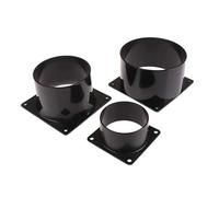 75/100/120/150mm Flange Connector Pipe Fitting Air Inlet And Outlet Square Bottom Ducting Connection wanglan(150mm)