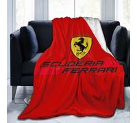 (75*100, 2) Sports Car Ferrari Flannel Blankets Super Soft Comfortable Warm Winter Kids Birthday Gift