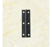75 * 23mm Black Long Iron Sheet Packaging Hardware 6 Holes Hinge Eye Hinge Thickness 05(Black)