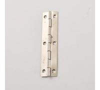 75 * 23mm Black Long Iron Sheet Packaging Hardware 6 Holes Hinge Eye Hinge Thickness 05(Silver)