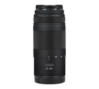 75-300 4-5.6 Camera Lens Sticker Coat Wrap Protective Film Body Protector Decal Skin for Canon RF 75-300mm F4-5.6(Matte Black)