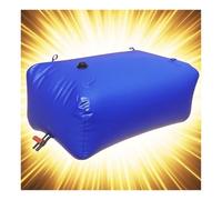 75-4029 L Water Bladder Storage Containers, Emergency Soft Water Bag Tank with Valve for Camping RV Drought Resistance Fire Prevention(2x1.5x0.76m/2271L/600gal)