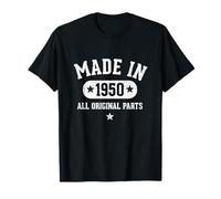 75 Birthday Present Born 1950 Men Women Vintage 1950 T-Shirt