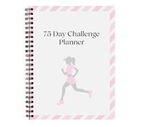 75 Day Challenge Planner Twin Coil Binding Daily Planner Diet Workout Reading Tracking Journal Notebook 21x14cm Workout Journal For Adults
