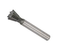 75 Degree Carbide Dovetail Milling Cutter with 20mm Straight Shank, 6 Margins for Grinding General Iron Materials