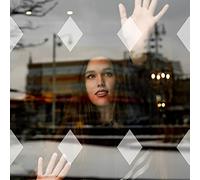 75 Etched Safety Windows Stickers - 70x50mm Diamond Awareness Decals for Glass Patio Doors, Panels, Balconies, Shower Door and Partitions