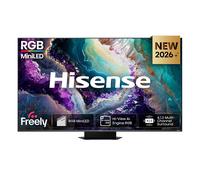 75" HISENSE 75UR9STUK Smart 4K Ultra HD HDR RGB Mini LED TV, Silver/Grey