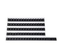 75 Keys OEM Blank PBT Keycaps Suitable for Ortholinear Layout MX Keyboard XD75 ID75 Planck Preonic Niu40 YMD40v2 (Black)