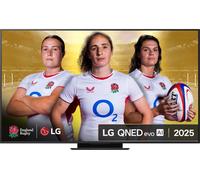 75" LG QNED9MA QNED evo AI 4K HDR True Wireless Smart TV 2025 - 75QNED9MA6B, Black