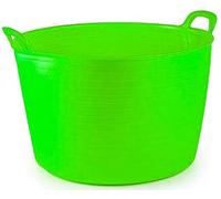 75 Litre Extra Large Flexi Tub Versatile Multi Purpose Flexible Rubber Storage Container Bucket (Green)