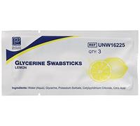 75 Mouth Cleaning Swabs. Lemon flavoured swab ideal for gentle mouth cleaning and hydration. Size 25 Sachets x 3 Swabs