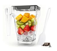 75 oz Blender Jar for Blendtec Four-sided Blender Pitcher Replacement Fits for Blendtec Blenders All Models - 32 oz Blending Capacity | Single Stainless Blade