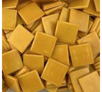 75 Pack Mottled Sun Yellow/Orange 20mm Vitreous Mosaic Tiles