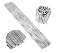 75 PCS 2mm x 30cm Aluminium Welding Rods, Silver Aluminium Brazing Rods, Universal Low Temperature Welding Rods No Need Solder Powder Low Melt Soldering Rod for Repair Welding Brazing