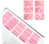 75 Pcs Bible Tabs, Bible Tabs for Women Men, Laminated Bible Tabs for Study Bible, Large Print Bible Tabs Bible Study Accessories for Old and New Testament Studying (Pink)