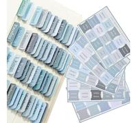 75 Pcs Bible Tabs for Women, Bible tabs Index Stickers for Old and New Testament Studying, Bible Tabs for Study Bible with Blank Laminated Bible Tabs (Blue)