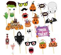 75 Piece Halloween Cupcake Toppers, halloween cake decorations, Toothpick Flags, for Halloweens Theme Party Decor Supplies