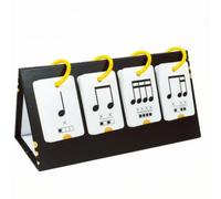 75 Pieces Portable Display Binder | Desktop, Music Card Holder, High-Contrast, Music flip chart, for Home, Teachers