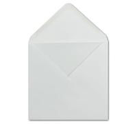 75 Square Envelopes 150 x 150 mm White 100 g/m² Nassklebung Post in Envelopes without Window Christmas Card Invitations from your Glüxx Agent