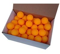 75 Table Tennis Balls 38 mm without Print Orange Sturdy Material