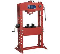 75 Tonne Heavy-Duty Air Hydraulic Press With Sliding Ram And Dual Speed