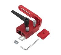 75 Type Miter Track Stop, T Slot Limiter T Track Locator, Aluminum Alloy Miter T-Slot Stop Woodworking Mitre Rail Stop T Rail Limiter for Sliding Chute, Workbench (1, Red)