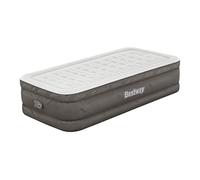 Bestway Fortech Air Mattress Twin with Built-in AC Pump and Antimicrobial Coating 1.91 m x 97 cm x 46 cm