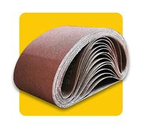 75 x 533 mm 60 Grit Sanding Belt | Premium Aluminum Oxide Sanding Belt | Premium Sander Sandpaper - 12 Pack