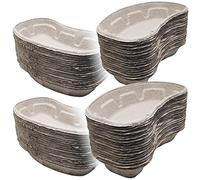 75 x 700ml Cardboard Pulp Vomit Dish Tray Degradable Surgical Waste Kidney Bowls