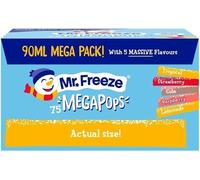 75 x 90 ml Freeze Pops Tropical Strawberry Raspberry Lemonade Assorted Flavoured Sweet Freeze Pops
