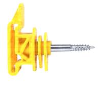 75 x Electric Fence Screw Poly Tape ribbon Insulators 20mm 40mm Fencing Rope