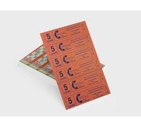 750 BOOKS 5 PAGE GAME STRIPS OF 6 TV VALUE BINGO TICKET LIKE JUMBO BOLD NUMBERS