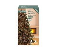 750 LED 18.7m Premier TreeBrights Christmas Tree Lights Timer Red & Vintage Gold