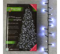750 LED (18.7m) Premier TreeBrights Cluster Christmas Tree Lights in Cool White
