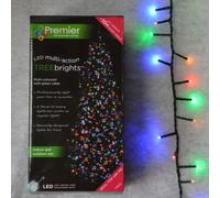 750 LED (18.7m) Premier TreeBrights Cluster Christmas Tree Lights in MultiColour