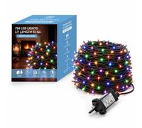 750 LEDs String Lights Fairy Christmas Tree Compact Multicolour Lights | 8 Modes, Memory, Timer, Mains Powered, IP44 Waterproof for Indoor/Outdoor, Halloween, Christmas, Party & Wedding Decorations