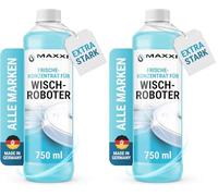 750 ml Mop Robot Cleaning Agent - Floor Cleaner Concentrate for All Mop & Robot Vacuum Cleaner with Wet Function - Streak-Free and Low Foam (Pack of 2)