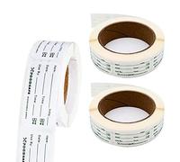750 Pcs Removable Labels, Dissolvable Food Storage Stickers Self-Adhesive Freezer Sticker Waterproof Date Labels for Home or Restaurant Food Containers