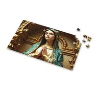 750 Piece Puzzles For Adults A Statue Of The Virgin Mary With Hands Clasped In Prayer. Picture Puzzle Easter Gifts For Toddlers Easter Gifts For Teens(1000PCS)