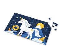 750 Piece Puzzles For Adults A Unicorn Stands Under A Starry Sky With Mountains In The Background. Picture Puzzle Easter Gifts For Toddlers Easter Gifts For Teens(1000PCS)