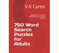 750 Word Search Puzzles for Adults: Large Print | Fun Brain Game for Seniors, Adults & Teens