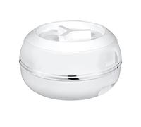 7500 ML Insulated Casserole Dish with Lid Hot Pot Casserole, Double Wall Stainless Steel Inside Easy to Clean Thermal Hot Pot Hot & Cool Food Serving Containers Set For Food Storage [7.5 Litre, White]