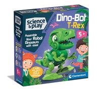 75073 Science & Play Dino Bot T-Rex, Educational and Scientific, Building Set, Gift for Kids Age 8, STEM, Dinosaur Toys Robot, Made in Italy,