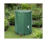 750L Collapsible Rainwater Harvesting Tank - Durable Eco-Friendly Water Storage Solution for Sustainable Management - Portable & Versatile Design (Green)