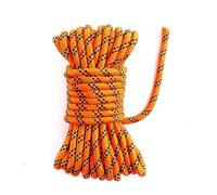 750lb Paracord Rope, 32inch 100% Nylon Mil Spec Paracord, 1/3 Thick Reflective Survival Rope for Clothsline Camping Hiking Military Gear Emergency Orange