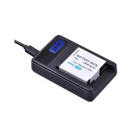 750mAh DMW BLH7 DMW-BLH7 Battery + LCD USB Charger，Compatible For Panasonic，For DMC-GM1 GM1 DMC-GM5 GM5 DMC-GF7 GF7 DMC-GF8 GF8